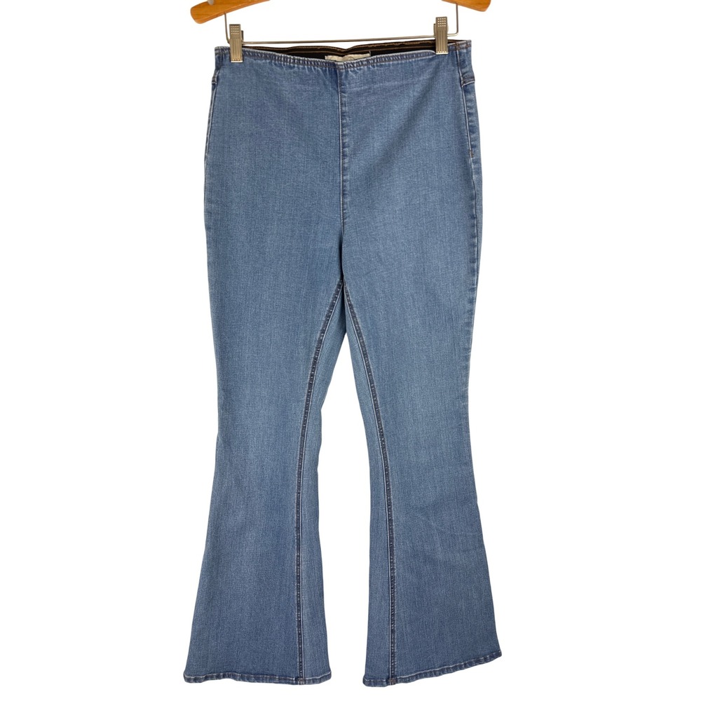 EST 1946 Denim High‎ Rise Flare Jeans Medium Wash Size 8